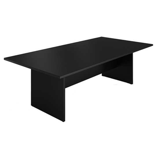 8′ Conference Table - Black